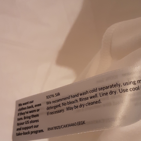 NWT Eileen Fisher 100% Silk 1X Cami / Tank Top - Picture 4 of 8